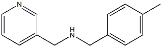 N-(4-methylbenzyl)-N-(3-pyridinylmethyl)amine Struktur