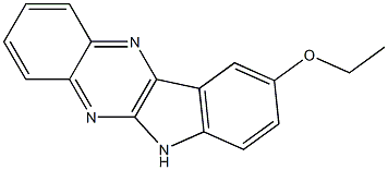 ethyl 6H-indolo[2,3-b]quinoxalin-9-yl ether Struktur