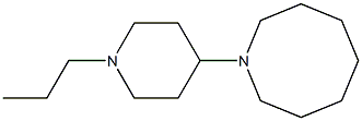 1-(1-propyl-4-piperidinyl)azocane Struktur