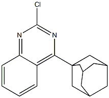 4-(1-adamantyl)-2-chloroquinazoline Struktur