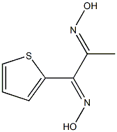 1-(2-thienyl)-1,2-propanedione dioxime Struktur