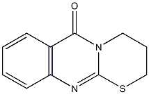 3,4-dihydro-2H,6H-[1,3]thiazino[2,3-b]quinazolin-6-one Struktur