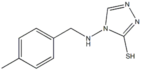 4-[(4-methylbenzyl)amino]-4H-1,2,4-triazol-3-yl hydrosulfide Struktur