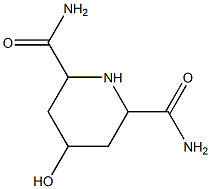 4-hydroxy-2,6-piperidinedicarboxamide Struktur