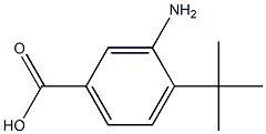 3-amino-4-tert-butylbenzoic acid Struktur