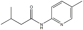 3-methyl-N-(5-methyl-2-pyridinyl)butanamide Struktur