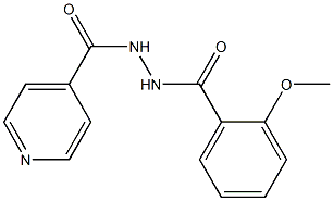 N'-isonicotinoyl-2-methoxybenzohydrazide Struktur