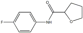 N-(4-fluorophenyl)tetrahydro-2-furancarboxamide Struktur