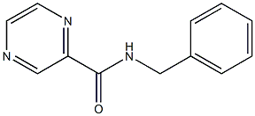 N-benzyl-2-pyrazinecarboxamide Struktur