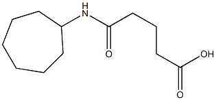 5-(cycloheptylamino)-5-oxopentanoic acid Struktur