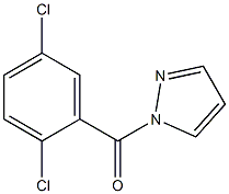 1-(2,5-dichlorobenzoyl)-1H-pyrazole Struktur