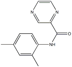 N-(2,4-dimethylphenyl)-2-pyrazinecarboxamide Struktur