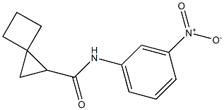 N-{3-nitrophenyl}spiro[2.3]hexane-1-carboxamide Struktur