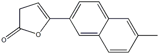 5-(6-methyl-2-naphthyl)-2(3H)-furanone Struktur