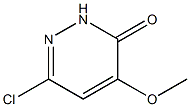 6-chloro-4-methoxy-3(2H)-pyridazinone Struktur