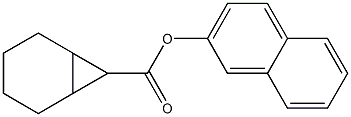 2-naphthyl bicyclo[4.1.0]heptane-7-carboxylate Struktur