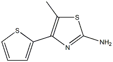 5-methyl-4-(2-thienyl)-1,3-thiazol-2-ylamine Struktur