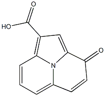 3-oxo-3H-pyrrolo[2,1,5-de]quinolizine-1-carboxylic acid Struktur