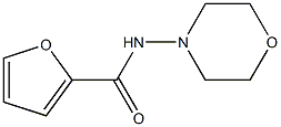 N-(4-morpholinyl)-2-furamide Struktur