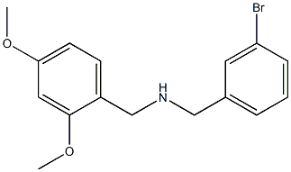 [2,4-bis(methyloxy)phenyl]-N-[(3-bromophenyl)methyl]methanamine Struktur