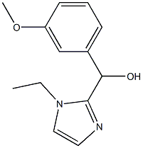 (1-ethyl-1H-imidazol-2-yl)(3-methoxyphenyl)methanol Struktur