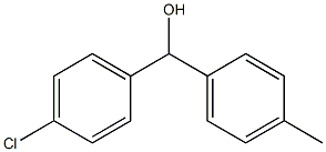 (4-chlorophenyl)(4-methylphenyl)methanol Struktur