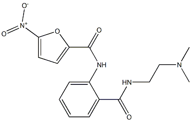 N-[2-({[2-(dimethylamino)ethyl]amino}carbonyl)phenyl]-5-nitro-2-furamide Struktur