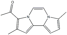 1-(2,8-dimethyldipyrrolo[1,2-a:2,1-c]pyrazin-3-yl)ethanone Struktur