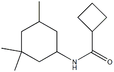 N-(3,3,5-trimethylcyclohexyl)cyclobutanecarboxamide Struktur