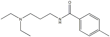 N-[3-(diethylamino)propyl]-4-methylbenzamide Struktur