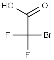 Difluorobromoacetic acid Struktur