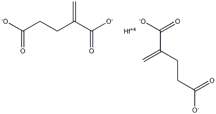 Hafnium  carboxyethyl  acrylate Struktur