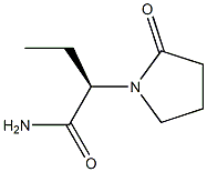 (alpha R)- alpha-Ethyl-2-oxo-1-pyrrolidine acetamide Struktur