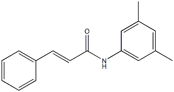 (E)-N-(3,5-dimethylphenyl)-3-phenyl-2-propenamide Struktur