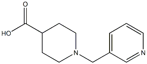 1-(3-pyridinylmethyl)-4-piperidinecarboxylic acid Struktur