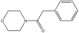 1-(4-morpholinyl)-2-phenyl-1-ethanone Struktur