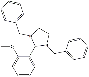 2-(1,3-dibenzyl-2-imidazolidinyl)phenyl methyl ether Struktur