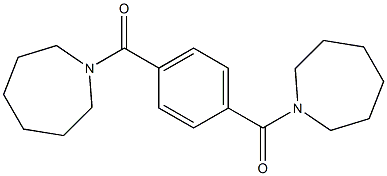 1-azepanyl[4-(1-azepanylcarbonyl)phenyl]methanone Struktur