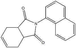 2-(1-naphthyl)-3a,4,7,7a-tetrahydro-1H-isoindole-1,3(2H)-dione Struktur