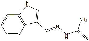 2-[(E)-1H-indol-3-ylmethylidene]-1-hydrazinecarbothioamide Struktur