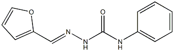 2-[(E)-2-furylmethylidene]-N-phenyl-1-hydrazinecarboxamide Struktur