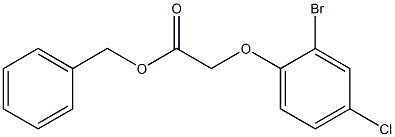 benzyl 2-(2-bromo-4-chlorophenoxy)acetate Struktur