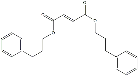 bis(3-phenylpropyl) (E)-2-butenedioate Struktur