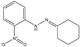 cyclohexanone N-(2-nitrophenyl)hydrazone Struktur