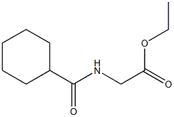 ethyl 2-[(cyclohexylcarbonyl)amino]acetate Struktur