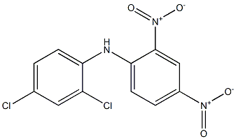 N-(2,4-dichlorophenyl)-N-(2,4-dinitrophenyl)amine Struktur