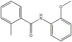 N-(2-methoxyphenyl)-2-methylbenzamide Struktur