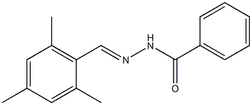 N'-[(E)-mesitylmethylidene]benzohydrazide Struktur