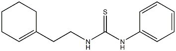 N-[2-(1-cyclohexen-1-yl)ethyl]-N'-phenylthiourea Struktur