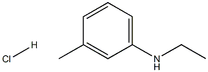 N-ethyl-N-(3-methylphenyl)amine hydrochloride Struktur